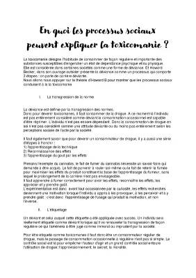 Impact social de la drogue et ses conséquences—Exposé PDF