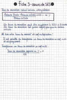 Taux de Variation SES: Formules, Exemples et Coefficient Multiplicateur