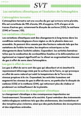 Comprendre les Changements Climatiques et l'Amplitude Thermique de la Terre