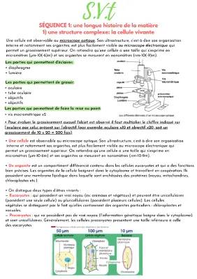 une longue histoire de la matière: une structure complexe, la cellule vivante