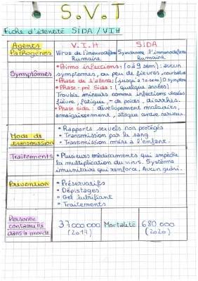 Exposé sur le VIH/SIDA: Symptômes, Phases, et Prévention