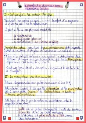 Découvrir la Diversification du Vivant Sans Reproduction Sexuée: Transferts Horizontaux et Endosymbiose