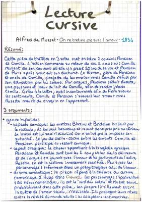 Fiche de Lecture On ne badine pas avec l'amour: Résumé, Analyse, Personnages et Thèmes