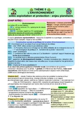 L'environnement : exploitation, protection et politique en France 2023