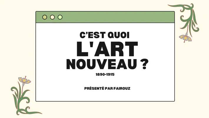 Explore l'Art Moderne, l'Art Déco et l'Art Nouveau: Caractéristiques et Architectes