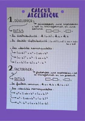 Découvre Comment Développer et Factoriser des Expressions pour les Maths en Ligne!