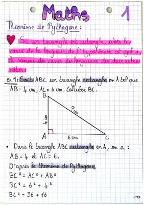 Comprendre le théorème de Pythagore : démonstration, réciproque et contraposée