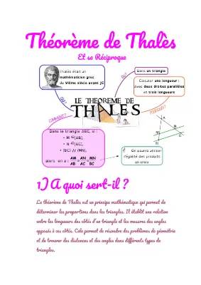 Exercices Résolus sur le Théorème de Thalès : Comprendre et Appliquer !