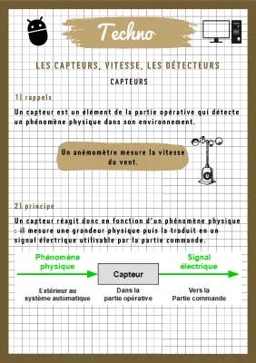 Exercices corrigés sur les signaux et capteurs en Seconde - PDF inclus