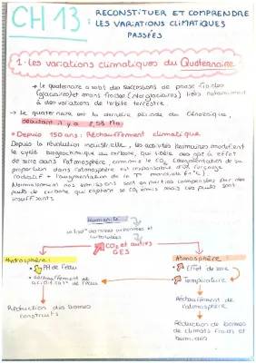 Les indices climatiques et l'évolution du climat: Du Quaternaire au Paléozoïque