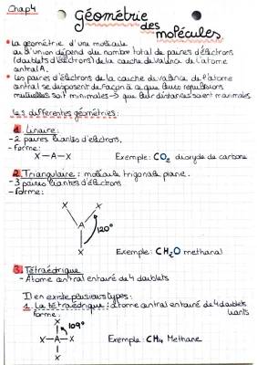 Géométrie des Molécules VSEPR et Schémas de Lewis pour Débutants