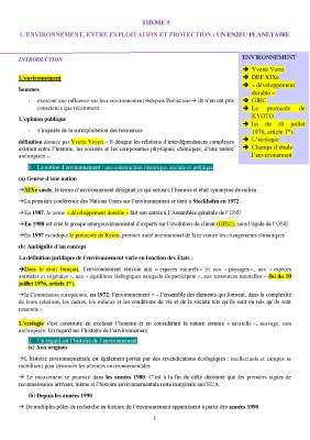 Histoire de l'Environnement et Protection (PDF)