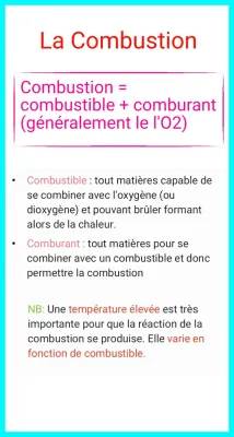 Cours sur la Combustion PDF - Types, Formules et Exemples