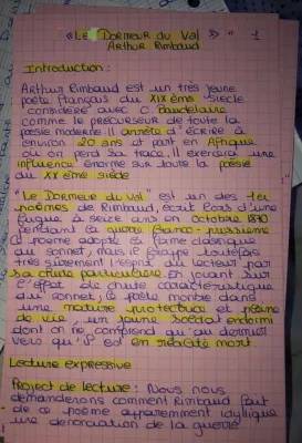 Analyse linéaire Le Dormeur du Val (PDF)