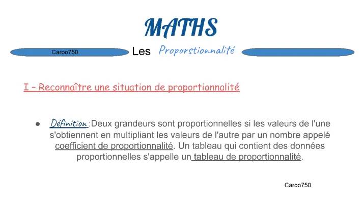 Reconnaître une Situation de Proportionnalité: Exercices Corrigés et Exemples