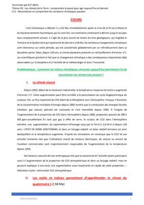 Découvre les Climats du Passé: SVT Terminale et Réchauffement Climatique