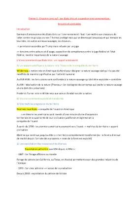 Les États-Unis et l'environnement: tensions, contrastes et politique