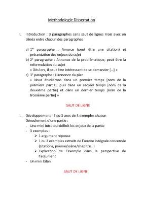 Méthodologie pour écrire une dissertation: exemples et méthodes