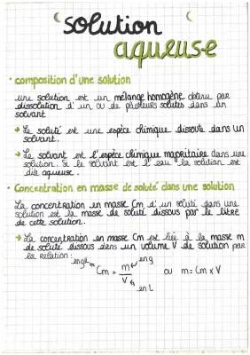 Comment calculer la concentration en masse dans une solution