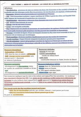 Mers et océans : Mondialisation, Conflits et Commerce - Terminale