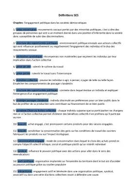 L'engagement politique SES: Définitions, Exemples et Révisions Terminale