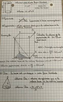 Comment Calculer le Volume: Pyramides, Cones et Prismes!