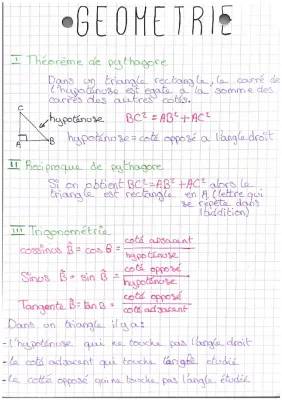 Comprends le Théorème de Pythagore et sa Réciproque