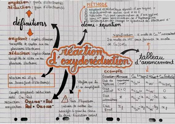 Tout sur la Réaction Oxydation-Réduction et les Équilibres Chimiques