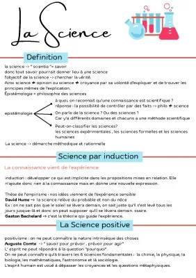 Philosophie des Sciences et Vérité: Cours et Exemples PDF