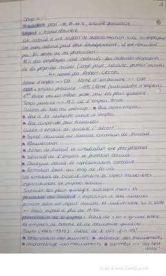 Quelles Mutations du Travail et de l'Emploi Fiche de Révision - Simple et Facile