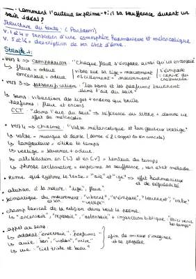 Analyse linéaire d'Harmonie du soir de Baudelaire PDF