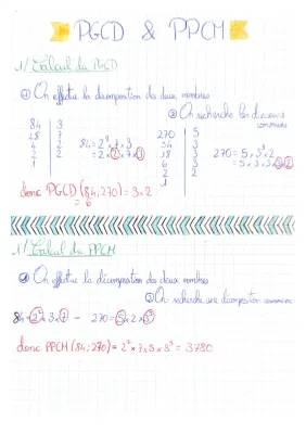 Découvre le PGCD et le PPCM : Astuces et Exercices Corrigés 3ème