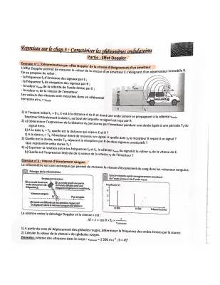 Découvre l'Effet Doppler: Exercices Simples pour Terminale S et Prépa