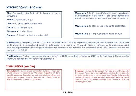 La Déclaration des Droits de la Femme: Thèmes, Histoire et Analyse pour les Jeunes