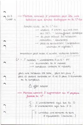 EC3 SES: La croissance économique et ses limites écologiques