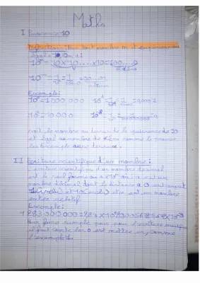 Puissances de 10 et Écriture Scientifique pour les 4ème et 3ème