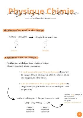 Comment Équilibrer une Équation Chimique: Exercices et PDF