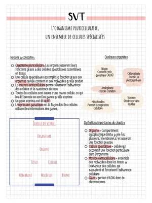 Découvre les Cellules et Organites : SVT Seconde