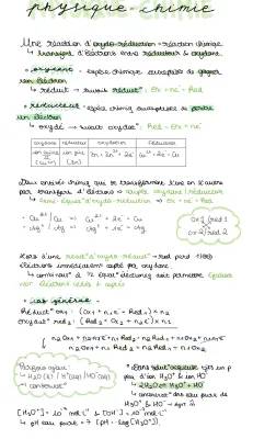 Cours et Exercices Corrigés en Oxydoréduction PDF - Réaction d'Oxydation et Réduction