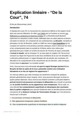 La Satire de la Cour de Versailles par La Bruyère : Les Caractères et l'Hypocrisie des Courtisans du XVIIème Siècle