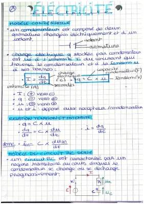 Découvre les Circuits RC et les Équations Différentielles : Formules et Exercices