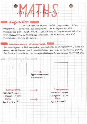 Comprendre l'agrandissement et la réduction des figures géométriques