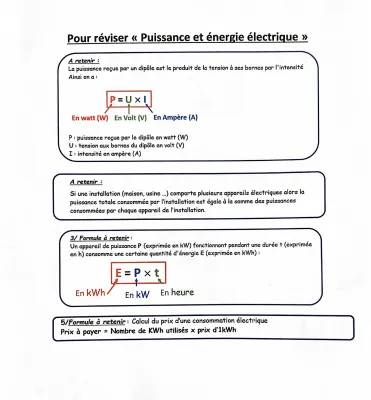 Tout Savoir sur l'Énergie Électrique: Formules et Calculs Simplifiés