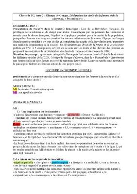 Tout sur Olympe de Gouges : Postambule, Déclaration des droits de la femme et plus !