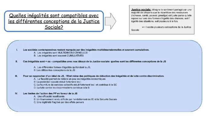 Comprendre la Justice Sociale et les Inégalités pour le Bac PDF