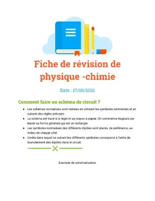 Schémas de circuits électriques simples et en dérivation - 5ème