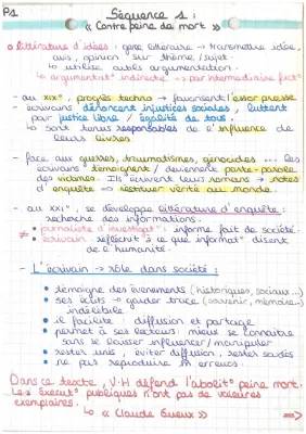 Victor Hugo contre la peine de mort - Analyse et exemples pour la classe de seconde