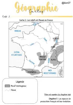 Jeu interactif: Placer les fleuves de France sur ta carte!