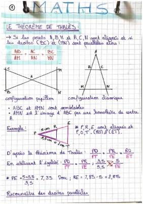 Apprends le Théorème de Thalès et Triangles Semblables pour la 3ème !