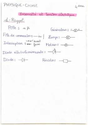 Les Lois de l'Intensité et de la Tension: Circuits en Série et en Parallèle